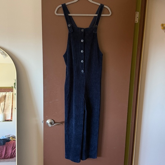 Madewell Pants - Madewell Texture & Thread Blue Corduroy Jumpsuit